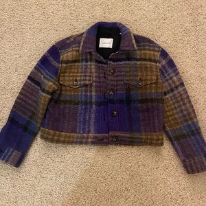 ARITZIA Wilfred Free Women's The Ganna Cropped Shirt Jacket